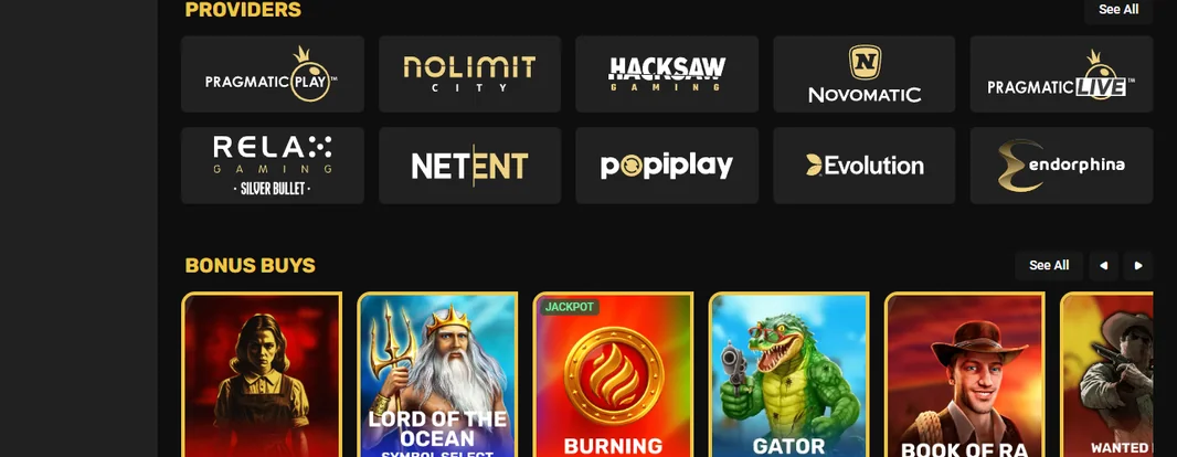 Play bonus buy slots